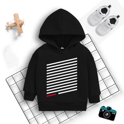 DE TEES BOYS PRINTED HOODIES 220 GSM, COTTON FLEECE