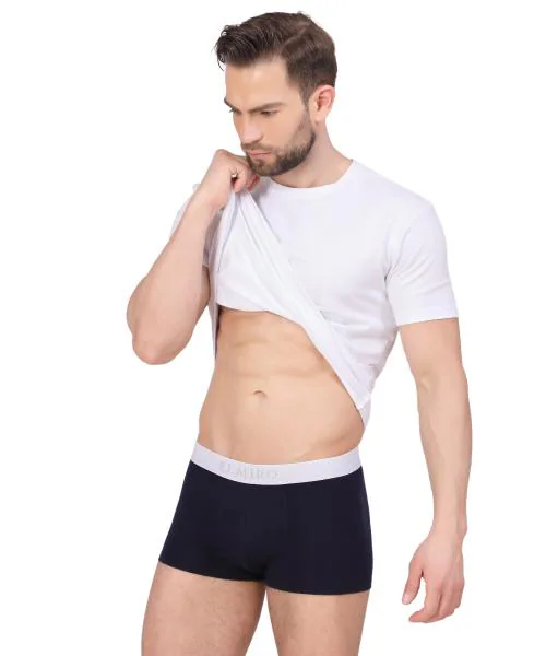 Elmiro Men's Intimo-Tech Antimicrobial Micro Modal Luxe Trunk