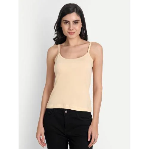 Aimly Women's Cotton Camisole Slip Beige XXS Pack of 1