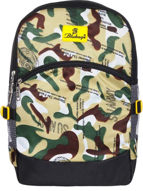 Blubags Yellow Polyester Backpack, 18 L