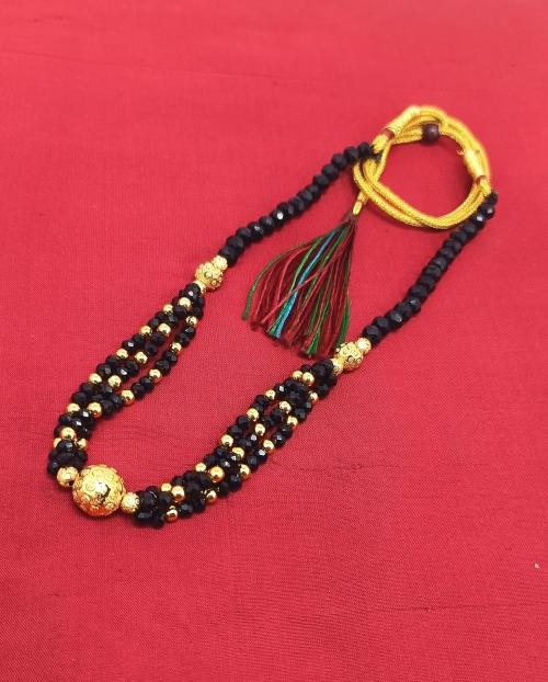 Soni Jewellery Maharashtrian Tanmaniya Wedding marathi Mani Mala Thushi Mangalsutra for Women