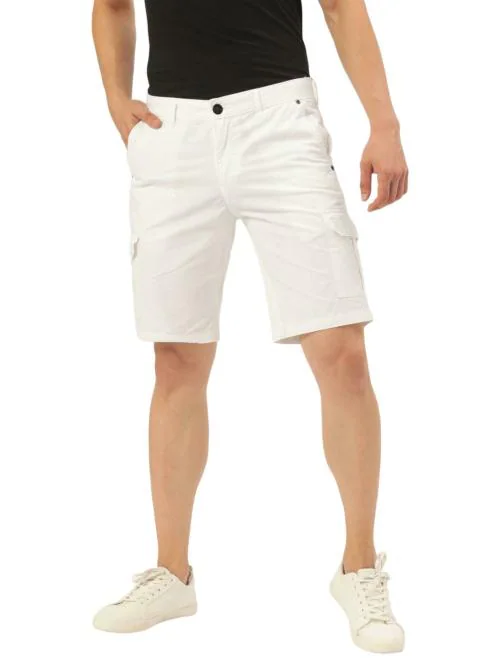IVOC White Solid Shorts