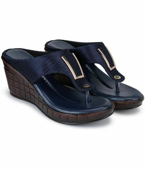 Rimboll Blue Heel Sandals for Women