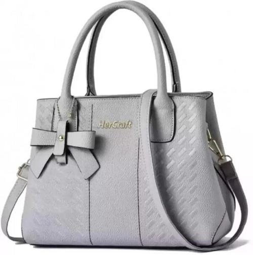 Grabon Womens Polyurethane Grey Casual handbag Bag