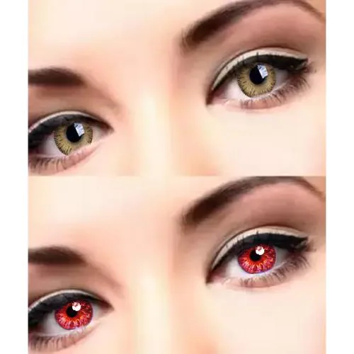 Color Eye The Best Hazel, Red Color Contact Lens For Your Best Eye Color look