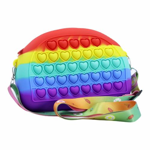 G.FIDEL Multishape Pop it Sling Bag with removable leg light - Crossbody Bag for Kids, Pop it Purse for Girls, Pop It Bag for Girls (Pop it Sling or Purse)