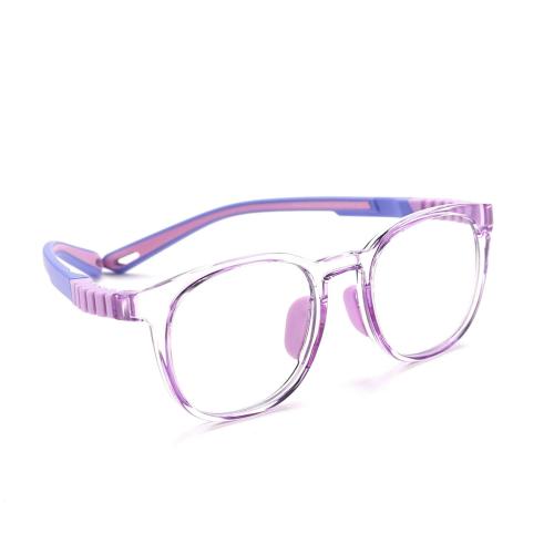 Buy Intellilens Purple Glass Round Computer Glasses For Kids Online at ...