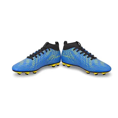 Buy Nivia PRO Encounter 7 Football Shoes for Mens Blue/Yellow , UK 3