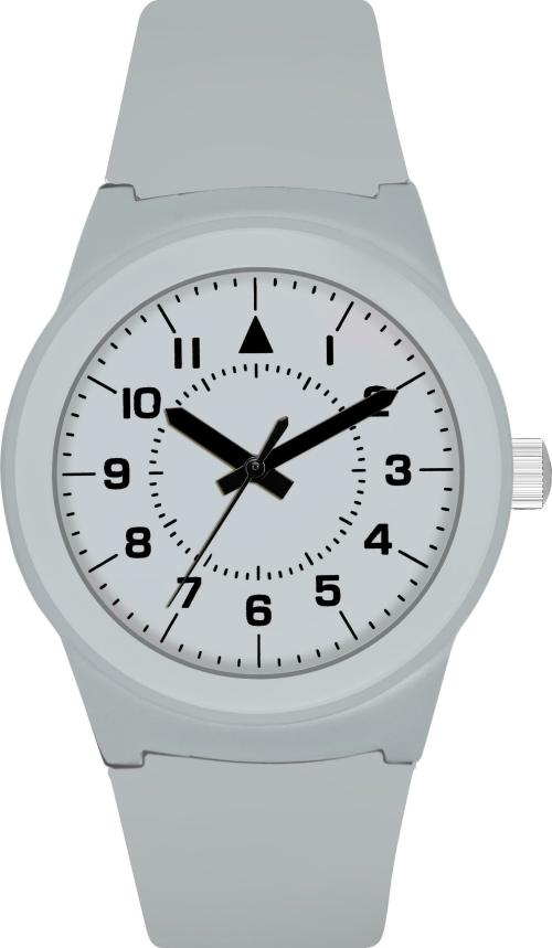 DAINTY Grey Dial Grey Strap Analog Watch For Boys