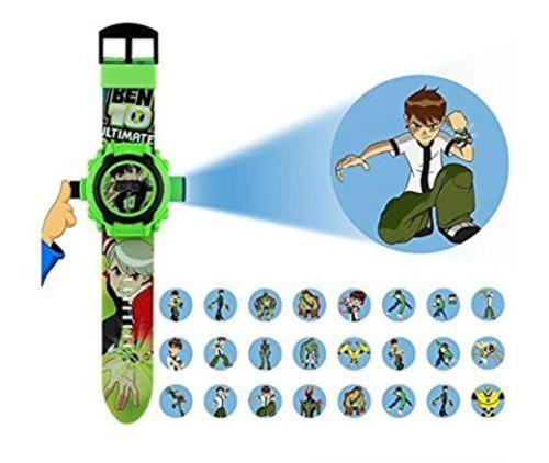 Zest4Kids Green Dial Strap Digital Ben 10 Watch For Boys