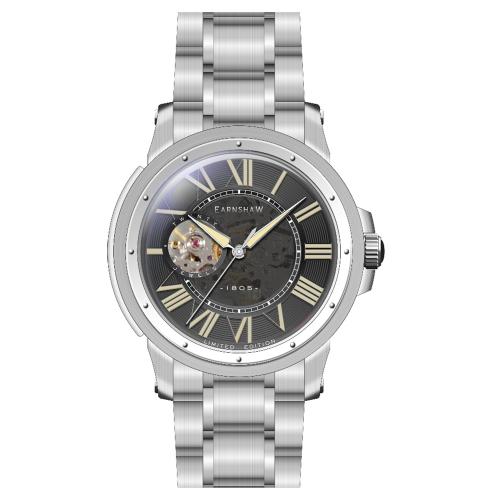 EARNSHAW Comet Limited Edition 20 Jewels Automatic Open Heart Watch For Men -ES-8243-22
