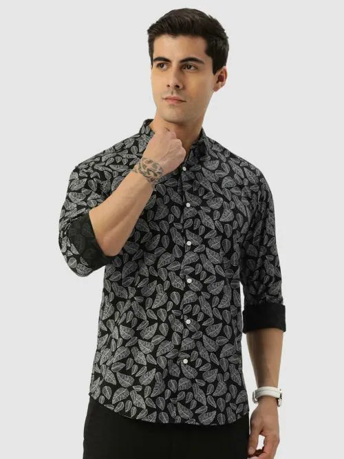 Bene Kleed BLACK Tropical Shirts