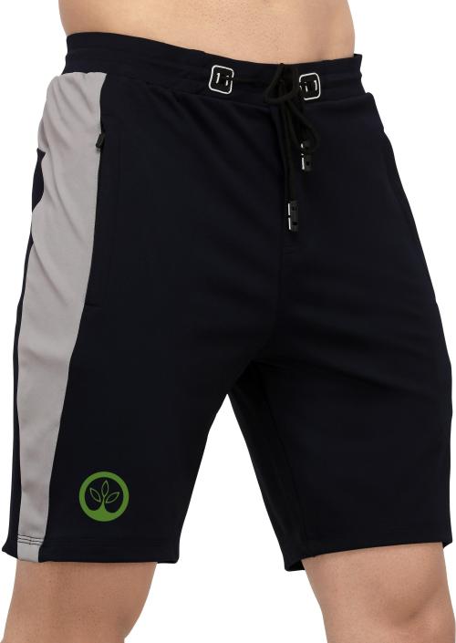 Shine N Show Men Dark Blue Solid Lycra Blend Pack Of 2 Regular Shorts (26)