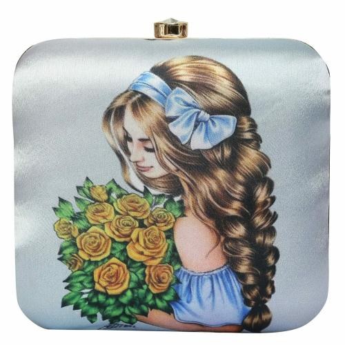 Vastans Stylish God Printed unique And Designer Clutch For Women