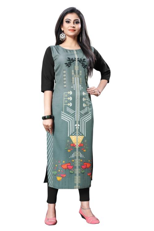 DSK Studio Women's Casual Wear Straight Kurti_Large