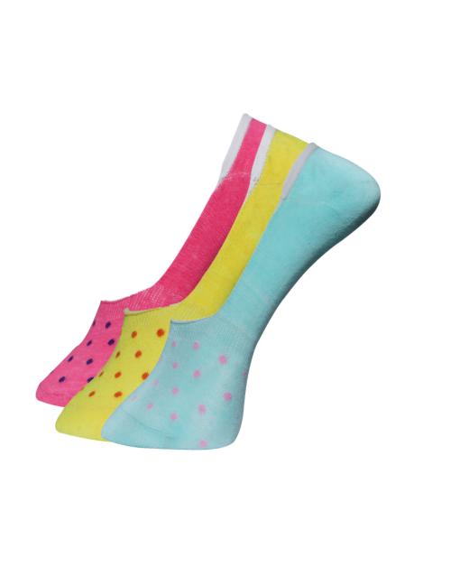 Buy Dollar No Show Socks For Women (Pack of 3) In Assorted Color Online at Best Prices in India