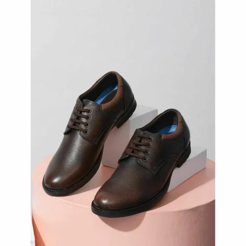 Healers By Liberty Gas-C17_Brown Formal Shoes For Men