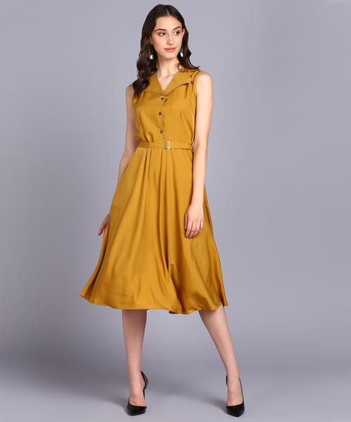 Rudraaksha trendy knee length dress for women JioMart