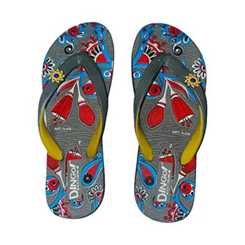 Spdingo Women Flip Flops (Grey)|Slipers| Flip Floper| Sandle for Women| Multicolor Sliper|