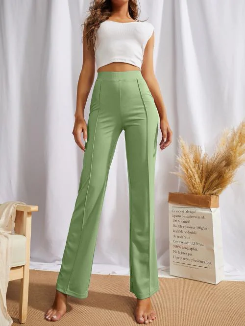 Women Regular Fit PISTA Viscose Rayon Trousers