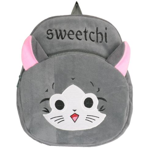 Kiddiewink Kids Soft Velvet Cute Cartoon School Backpack Bag for 2 to 5 Years Baby-Boys/Girls