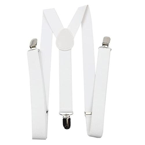 Clothera Adjustable Elastic Y Back Style Suspenders for Men