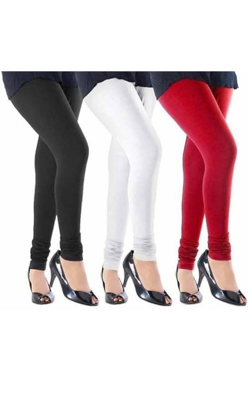 Comfy Pro 100% Cotton Leggings for Women's Pack of 3
