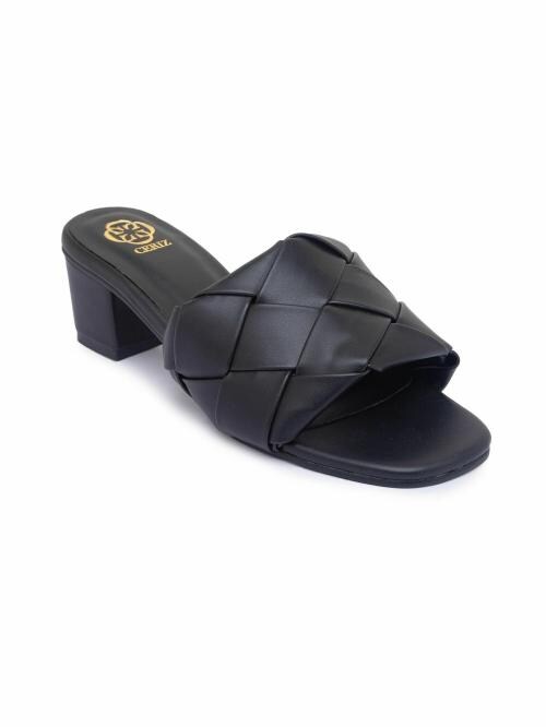 Ceriz Celia Black Sandals