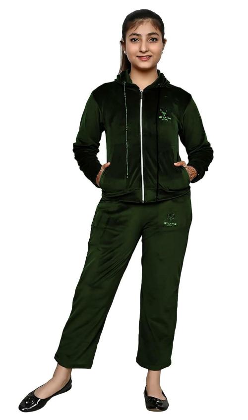 Fellamo Girls Green Sweat Suit
