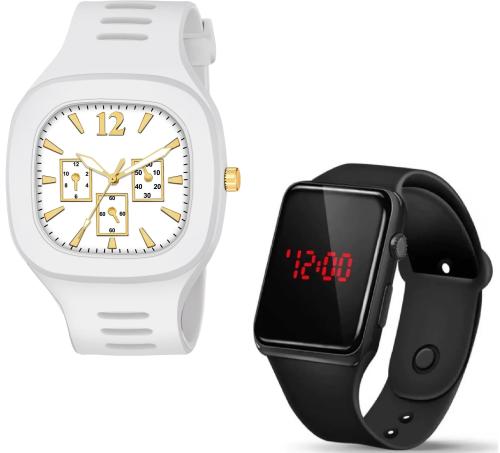 hala Miller-HL Analog Watch - For Boys & Girls A Digital Electronic LED And An Analog Watch