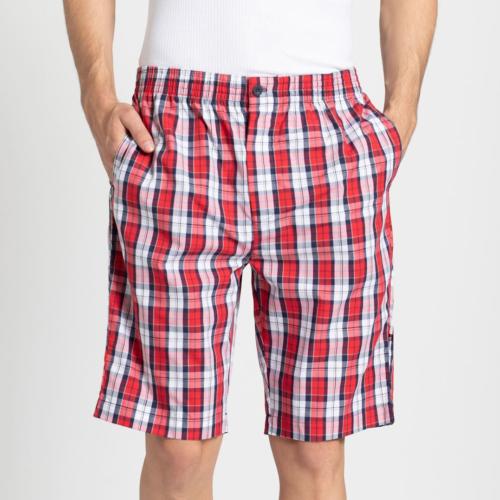 jockey Men Multi Color Checkered Cotton Bermuda Shorts