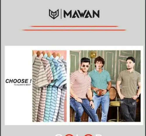 MAWAN Fashion Wear Men's Polo Tshirt -02 L