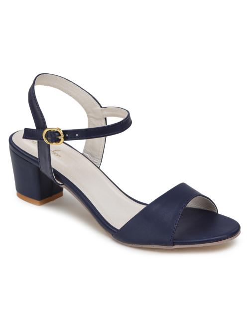 Funku Fashion Women Navy Low Height Block Heels