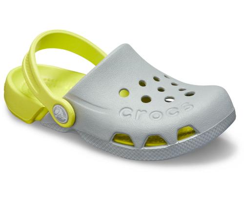 Crocs Electro Grey Clogs For Unisex Kids