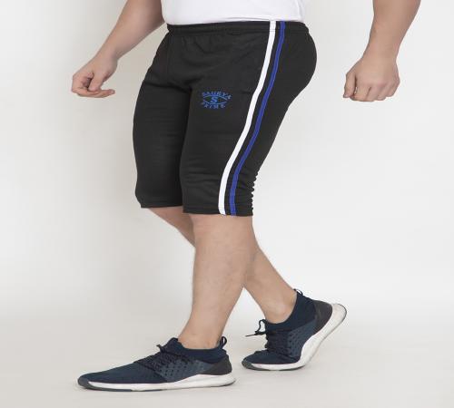 9LKHA MEN COTTON BLEND CAPRI -BLACK