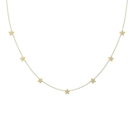 Giva Sterling Silver 18K Gold Plated Star Constellation Necklace For Women
