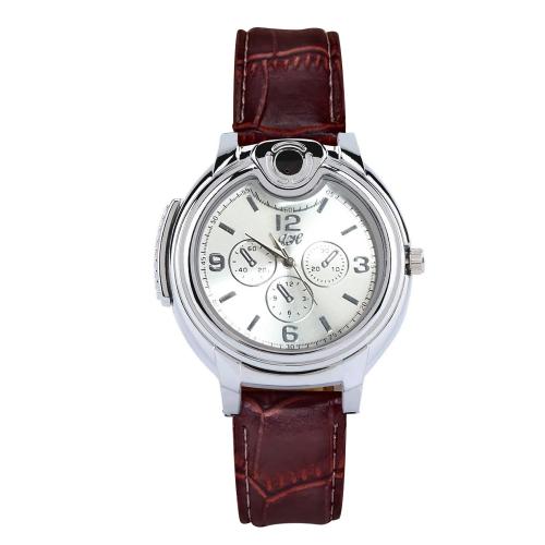 Gabbar Multi-Functional 2 in 1 Wrist Watch Lighter Cum Analog Wrist Watch Multicolor