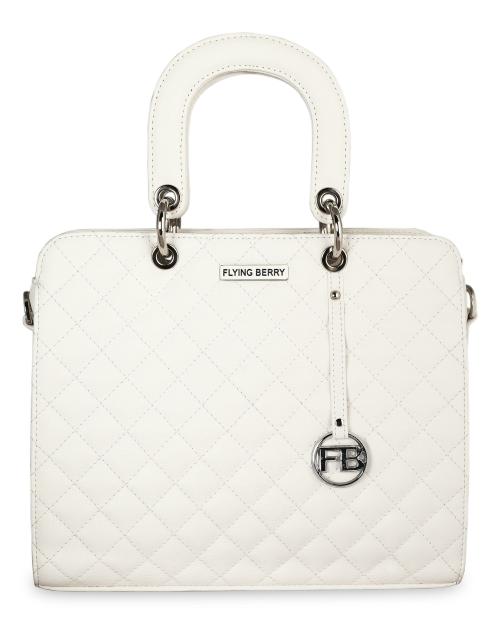 Flying Berry Womens White Handbag