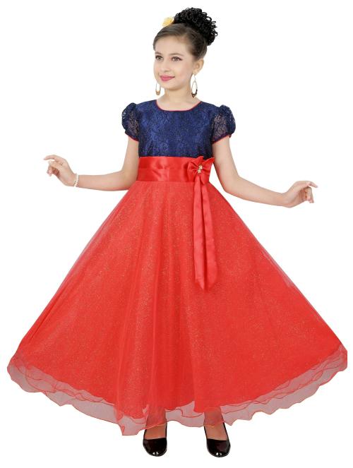 My Lil Princess Girls Glitter Red Red Dress for Girls