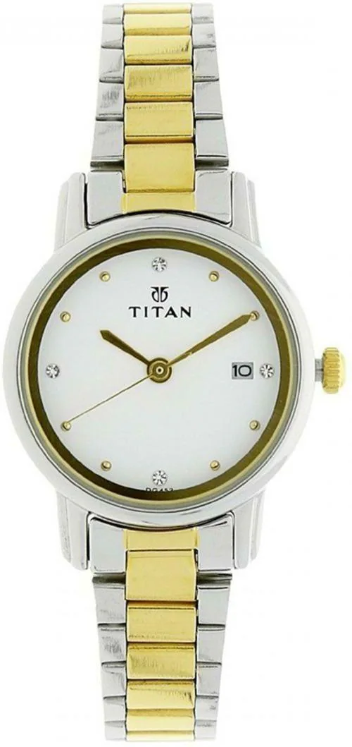 Titan Free Size White Dial Multi-Color Strap Analog Watch For Women - (2572BM01)