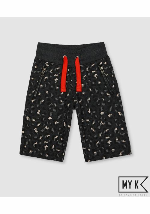 Mothercare Boys Shorts Leopard Print - Black