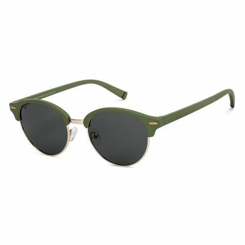 Vincent Chase Unisex Green Full Rim Clubmaster Sunglasses - VC S14482