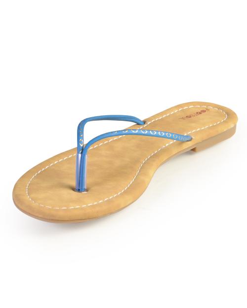 Footsoul Women's Rita Flats (Blue) (FSL-321-04)