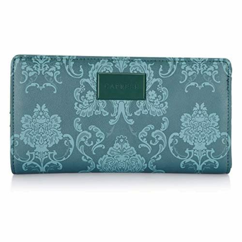 Caprese Teal Leather Wallet