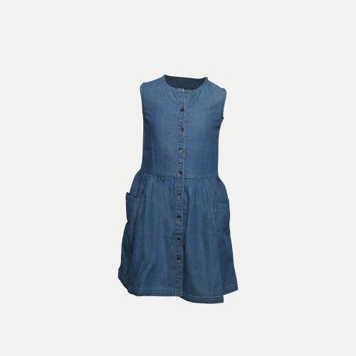 Rad Prix Teen Girls Blue Solid Dress