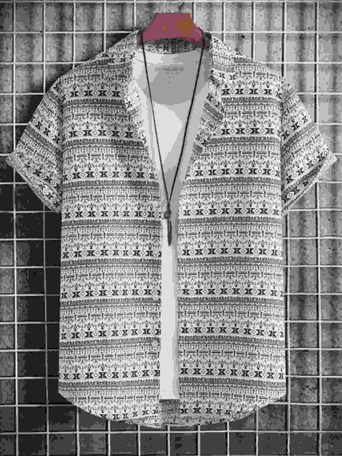 Iqivli Men Regular Fit Printed Casual Shirt