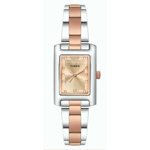 Timex Digital Rose Gold Dial Women Watch-TWTL10604