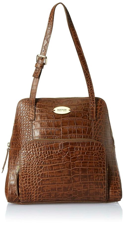 Buy Hidesign Women Brown Shoulder Bag Online at Best Prices in India