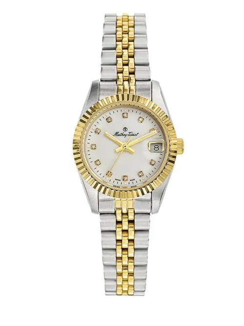 Mathey-Tissot Analog White Watch For Women (D710Bi)