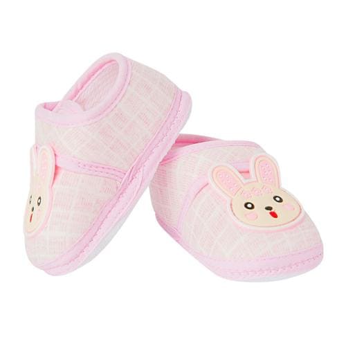 Baby Moo Pink Cute Bunny Booties